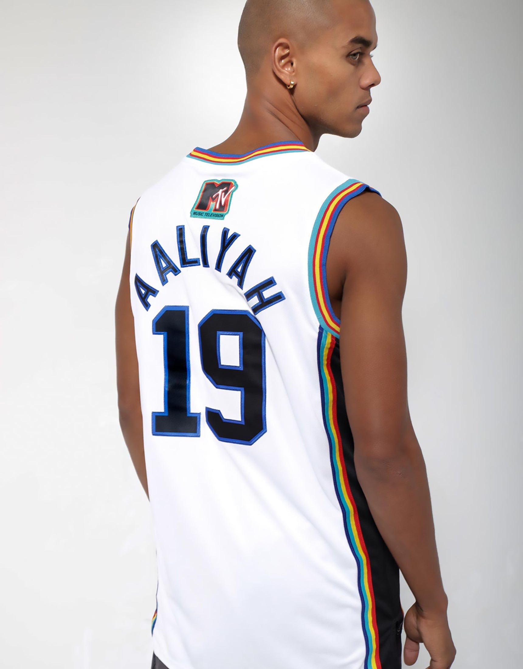 most Best Price BEST PRICE GUARANTEE Mens Basketball Jersey #19 Aaliyah